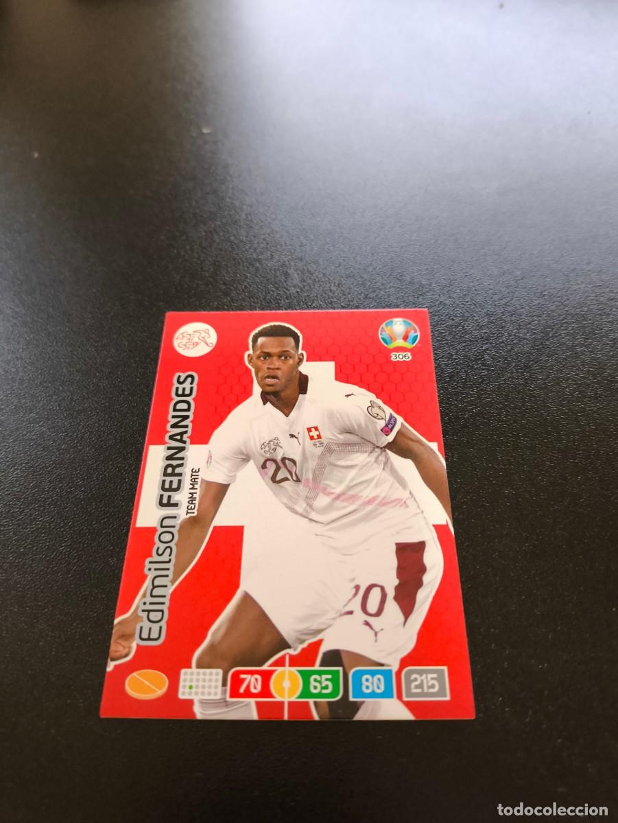 Cromos de F&uacute;tbol: 306 Edimilson Fernandes SUIZA SWITZERLAND PANINI ADRENALYN XL EURO 2020 EUROCOPA NO LIGA ESTE