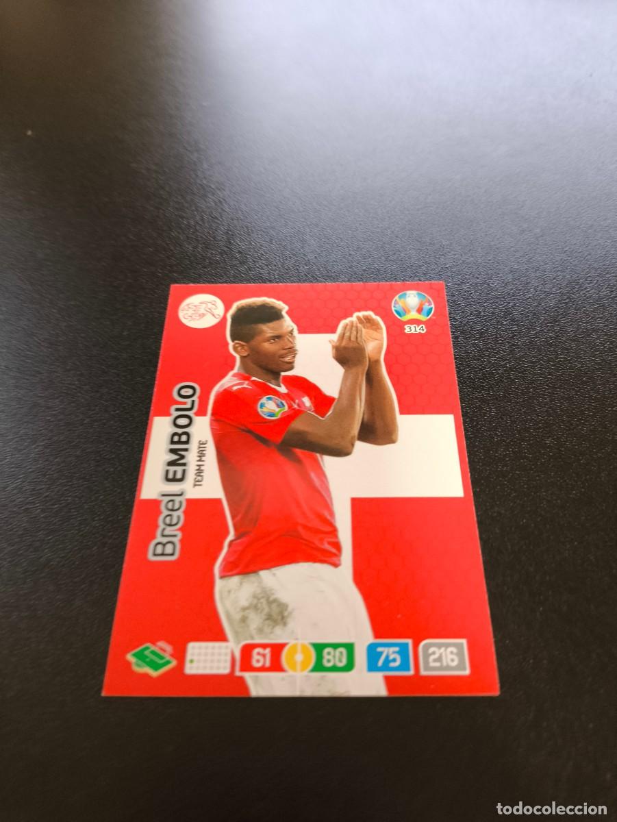 Cromos de F&uacute;tbol: 314 Breel Embolo SUIZA SWITZERLAND PANINI ADRENALYN XL EURO 2020 EUROCOPA NO LIGA ESTE