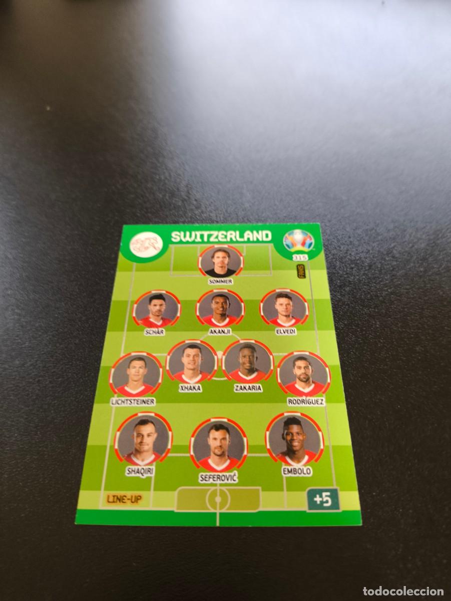 Cromos de F&uacute;tbol: 315 Line-Up EQUIPO TEAM SUIZA SWITZERLAND PANINI ADRENALYN XL EURO 2020 EUROCOPA NO LIGA ESTE