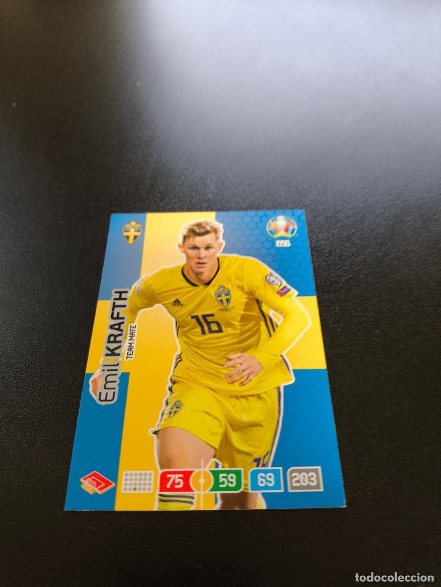Cromos de F&uacute;tbol: 321 Emil Krafth SUECIA SWEDEN PANINI ADRENALYN XL EURO 2020 EUROCOPA NO LIGA ESTE