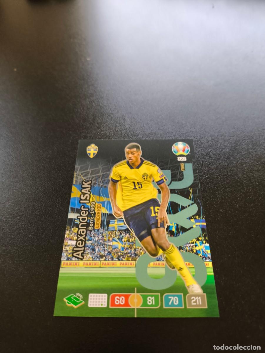 Cromos de F&uacute;tbol: 322 Alexander Isak WONDER KID SUECIA SWEDEN PANINI ADRENALYN XL EURO 2020 EUROCOPA NO LIGA ESTE