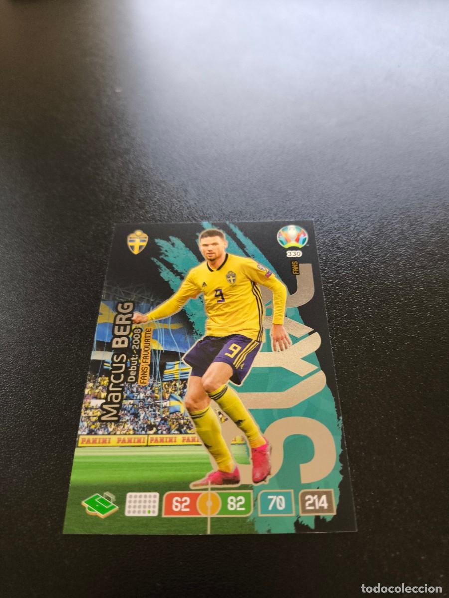 Cromos de F&uacute;tbol: 330 Marcus Berg Fans' Favourite SUECIA SWEDEN PANINI ADRENALYN XL EURO 2020 EUROCOPA NO LIGA ESTE