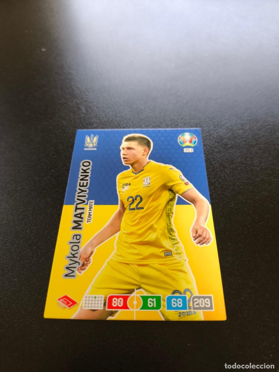Football Stickers: 353 Mykola Matviyenko UCRANIA UKRAINE PANINI ADRENALYN XL EURO 2020 EUROCOPA NO LIGA ESTE
