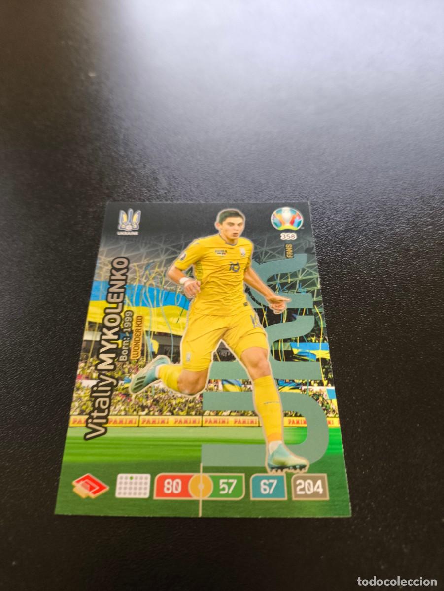 Cromos de F&uacute;tbol: 358 Vitaliy Mykolenko WONDER KID UCRANIA UKRAINE PANINI ADRENALYN XL EURO 2020 EUROCOPA NO LIGA ESTE