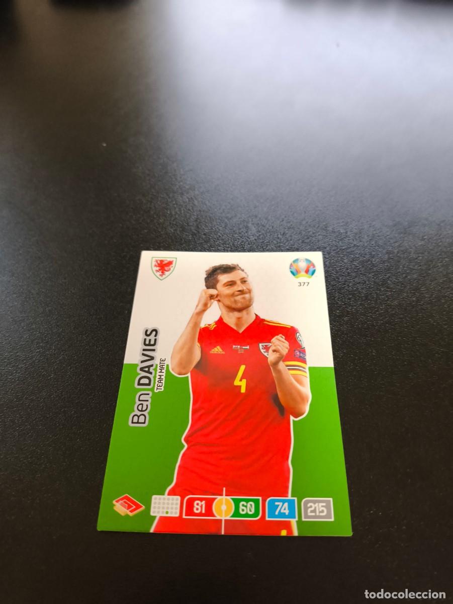 Cromos de F&uacute;tbol: 377 Ben Davies WALES GALES PANINI ADRENALYN XL EURO 2020 EUROCOPA NO LIGA ESTE