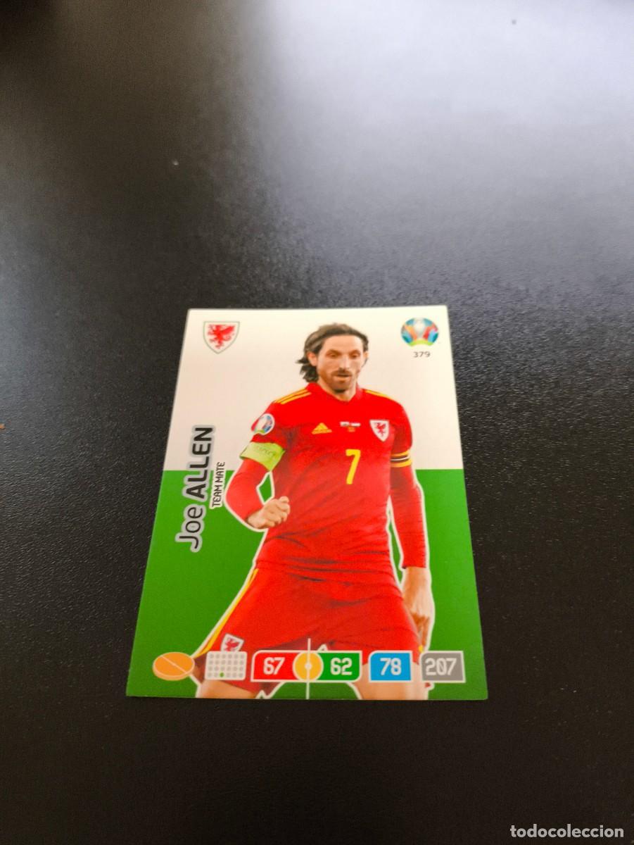 Cromos de F&uacute;tbol: 379 Joe Allen WALES GALES PANINI ADRENALYN XL EURO 2020 EUROCOPA NO LIGA ESTE
