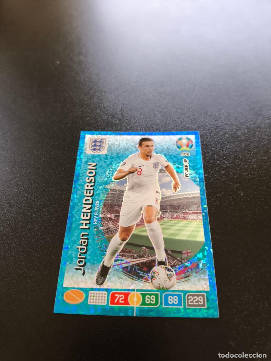 Cromos de F&uacute;tbol: 408 Jordan Henderson ENGLAND INGLATERRA KEY PLAYER PANINI ADRENALYN XL EURO 2020 NO LIGA ESTE