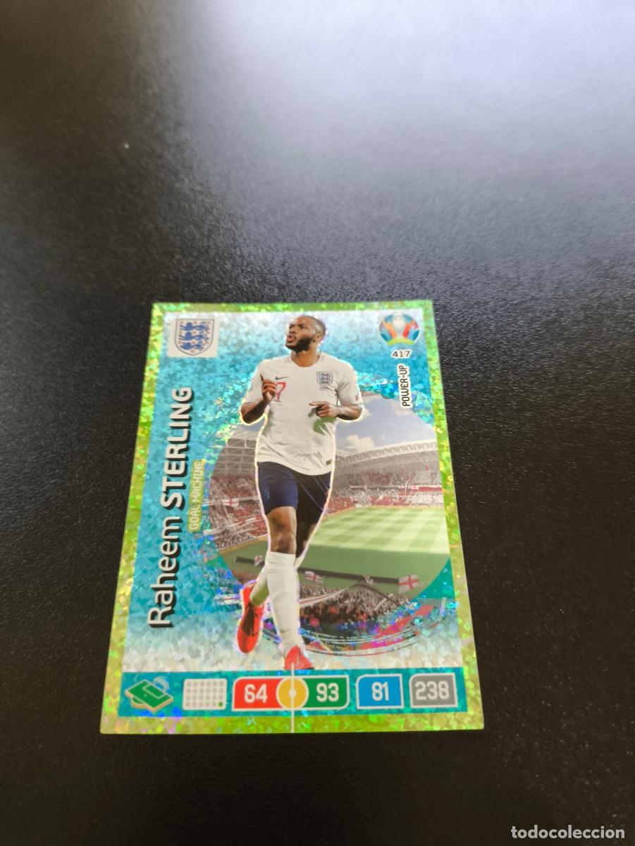 Cromos de F&uacute;tbol: 417 Raheem Sterling ENGLAND INGLATERRA GOAL MACHINE PANINI ADRENALYN XL EURO 2020 NO LIGA ESTE