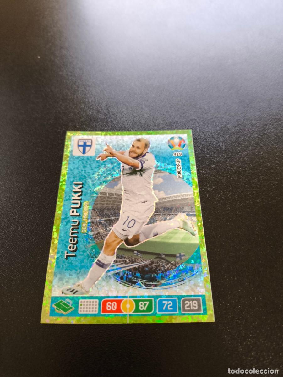 Cromos de F&uacute;tbol: 419 Teemu Pukki FINLANDIA FINLAND GOAL MACHINE PANINI ADRENALYN XL EURO 2020 NO LIGA ESTE