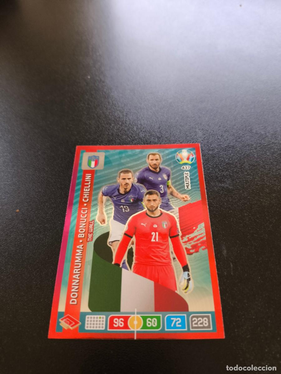 Cromos de F&uacute;tbol: 437 Donnarumma Bonucci Chiellini ITALIA ITALY MULTIPLE PANINI ADRENALYN XL EURO 2020 NO LIGA ESTE