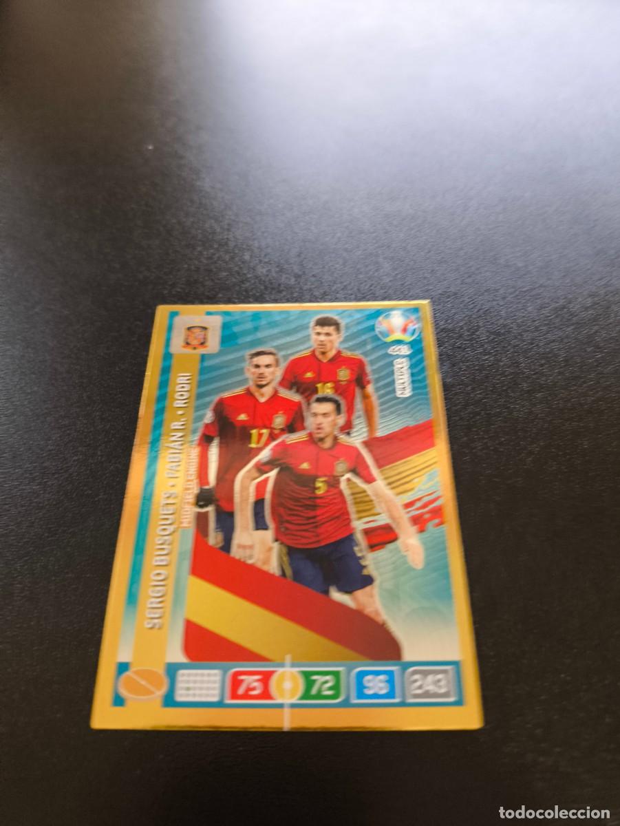 Cromos de F&uacute;tbol: 441 Busquets Fabian Rodri ESPA&Ntilde;A SPAIN MULTIPLE PANINI ADRENALYN XL EURO 2020 NO LIGA ESTE