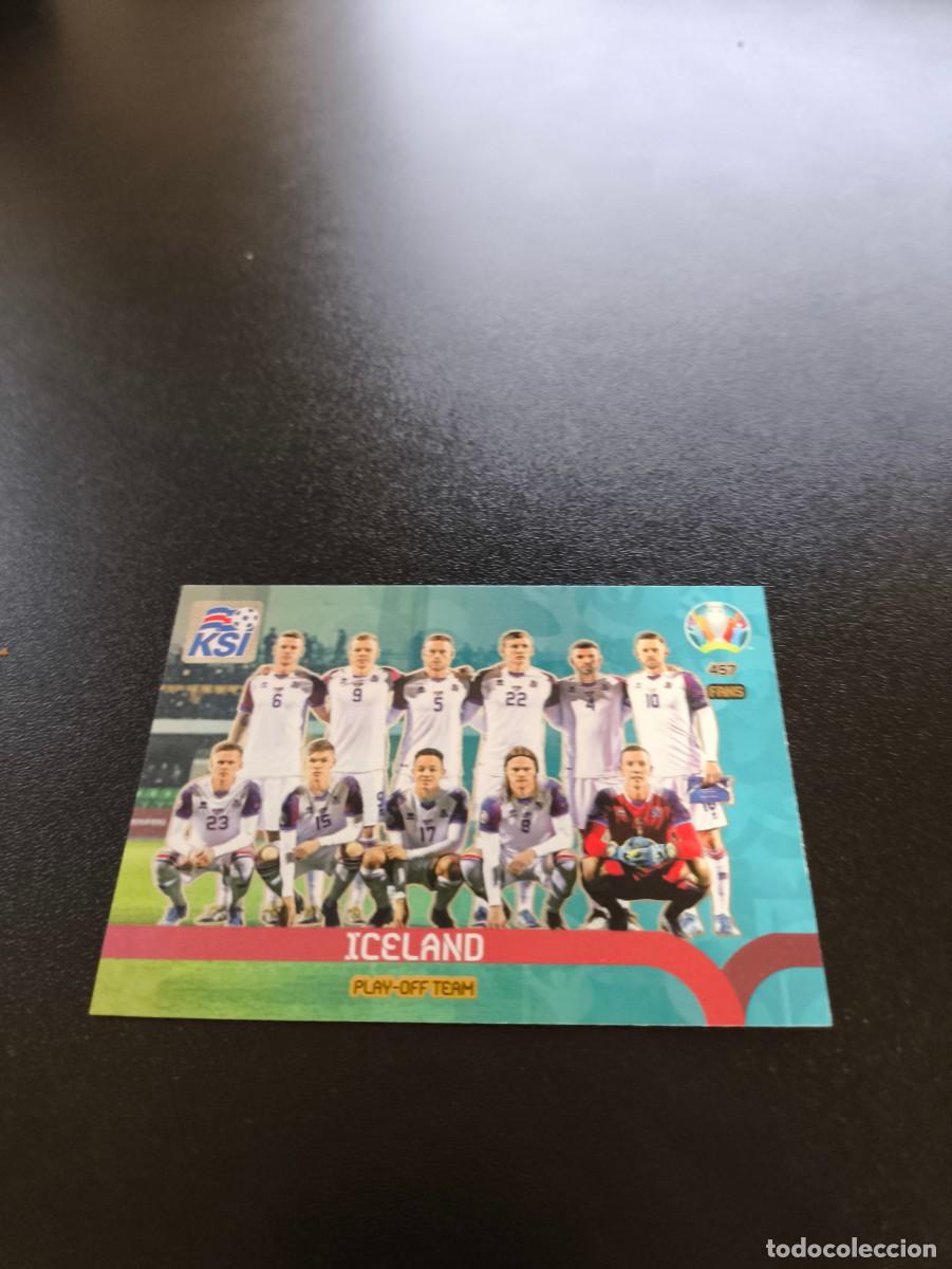 Cromos de F&uacute;tbol: 457 Iceland ISLANDIA EQUIPO Play-off Team PANINI ADRENALYN XL EURO 2020 NO LIGA ESTE
