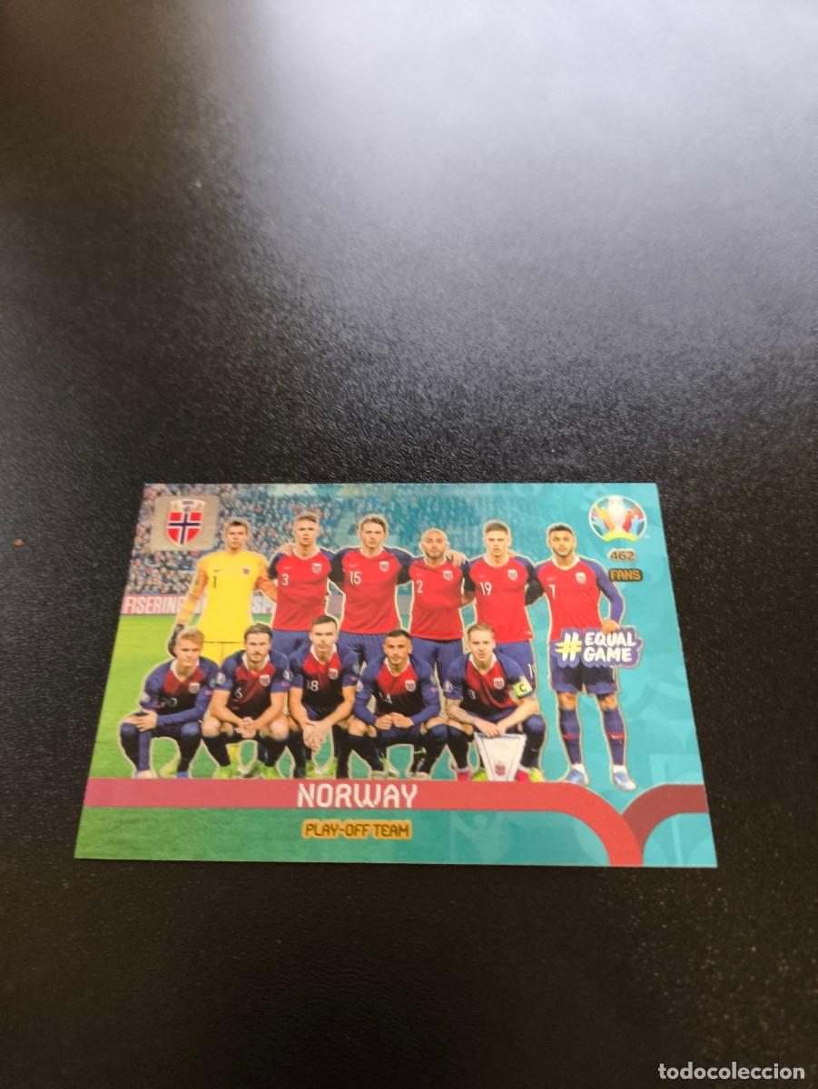 Cromos de F&uacute;tbol: 462 Norway NORUEGA EQUIPO Play-off Team PANINI ADRENALYN XL EURO 2020 NO LIGA ESTE