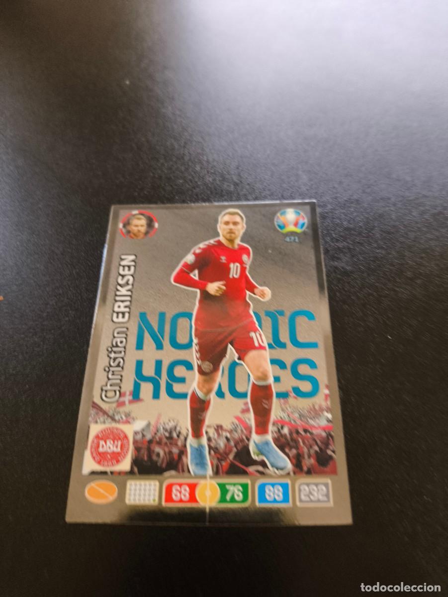 Cromos de F&uacute;tbol: 471 Christian Eriksen DINAMARCA DENMARK NORDIC HEROES PANINI ADRENALYN XL EURO 2020 NO LIGA ESTE