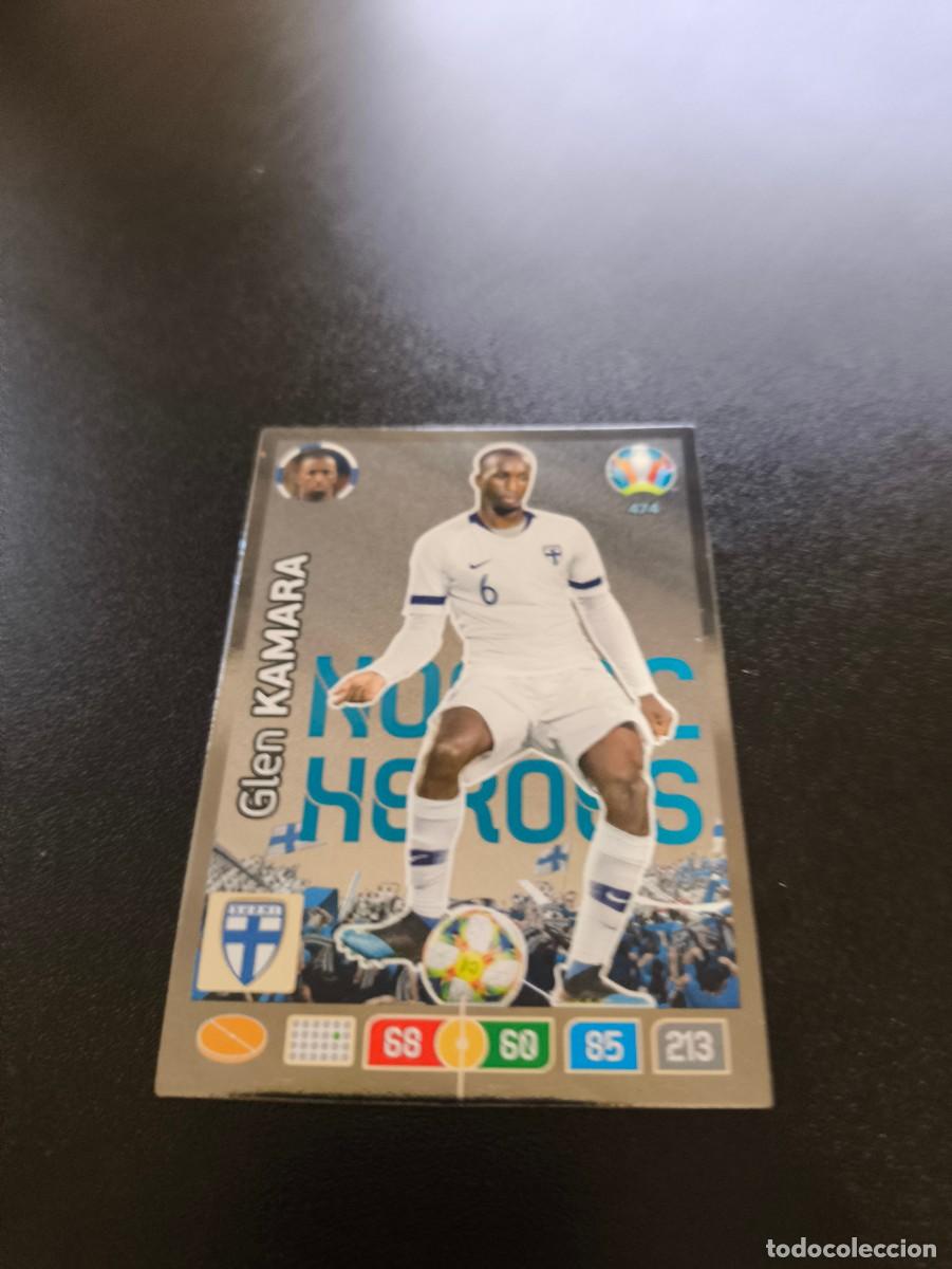 Cromos de F&uacute;tbol: 474 Glen Kamara FINLANDIA FINLAND NORDIC HEROES PANINI ADRENALYN XL EURO 2020 NO LIGA ESTE