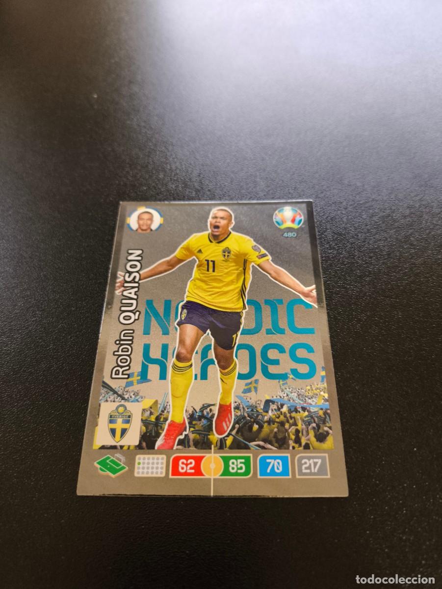 Cromos de F&uacute;tbol: 480 Robin Quaison SUECIA SWEDEN NORDIC HEROES PANINI ADRENALYN XL EURO 2020 NO LIGA ESTE