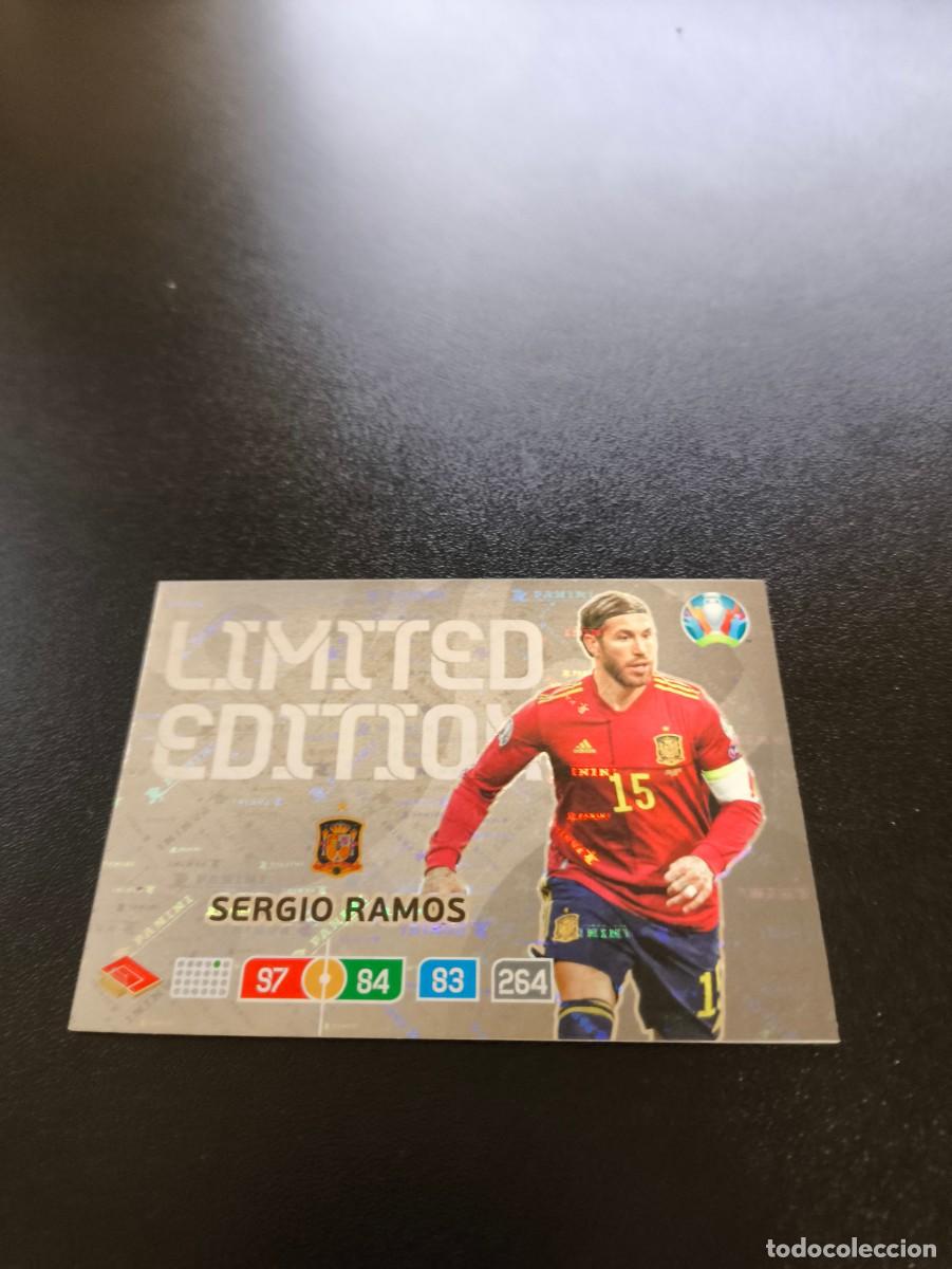 Cromos de F&uacute;tbol: SERGIO RAMOS ESPA&Ntilde;A SPAIN LIMITED EDITION LIMITADA PANINI ADRENALYN XL EURO 2020 NO LIGA ESTE