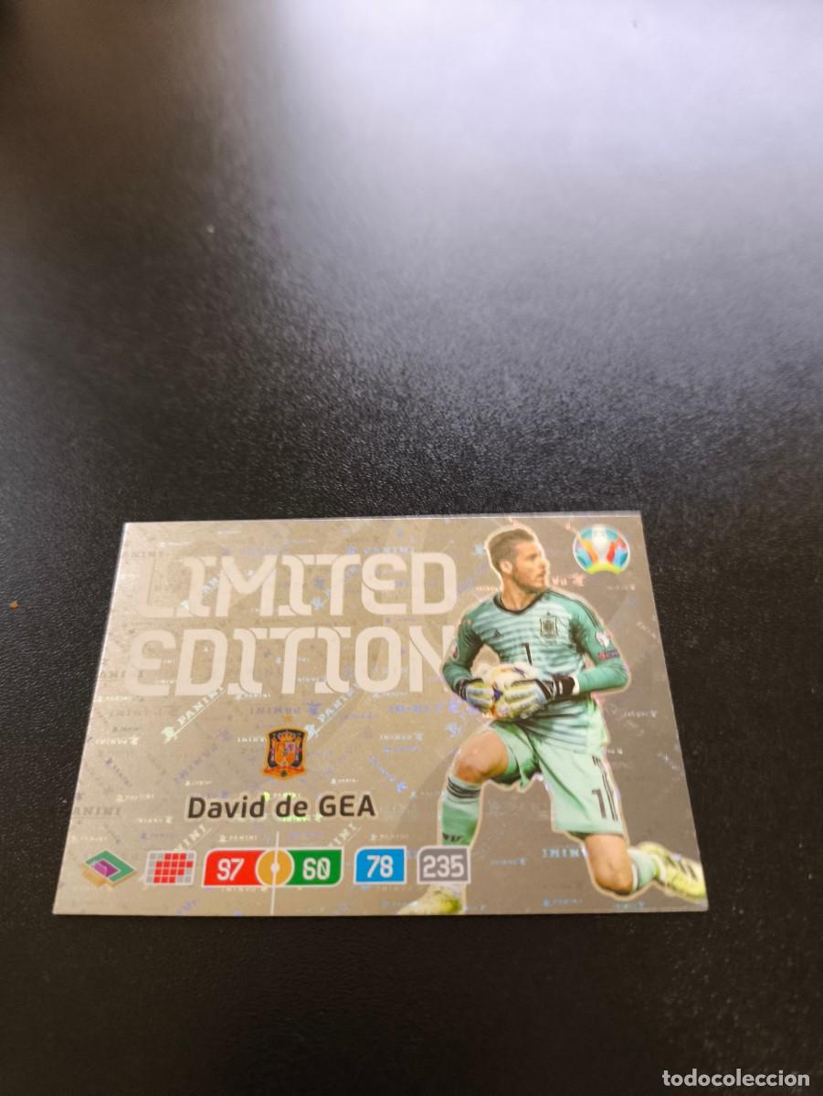Cromos de F&uacute;tbol: DAVID DE GEA ESPA&Ntilde;A SPAIN LIMITED EDITION LIMITADA PANINI ADRENALYN XL EURO 2020 NO LIGA ESTE