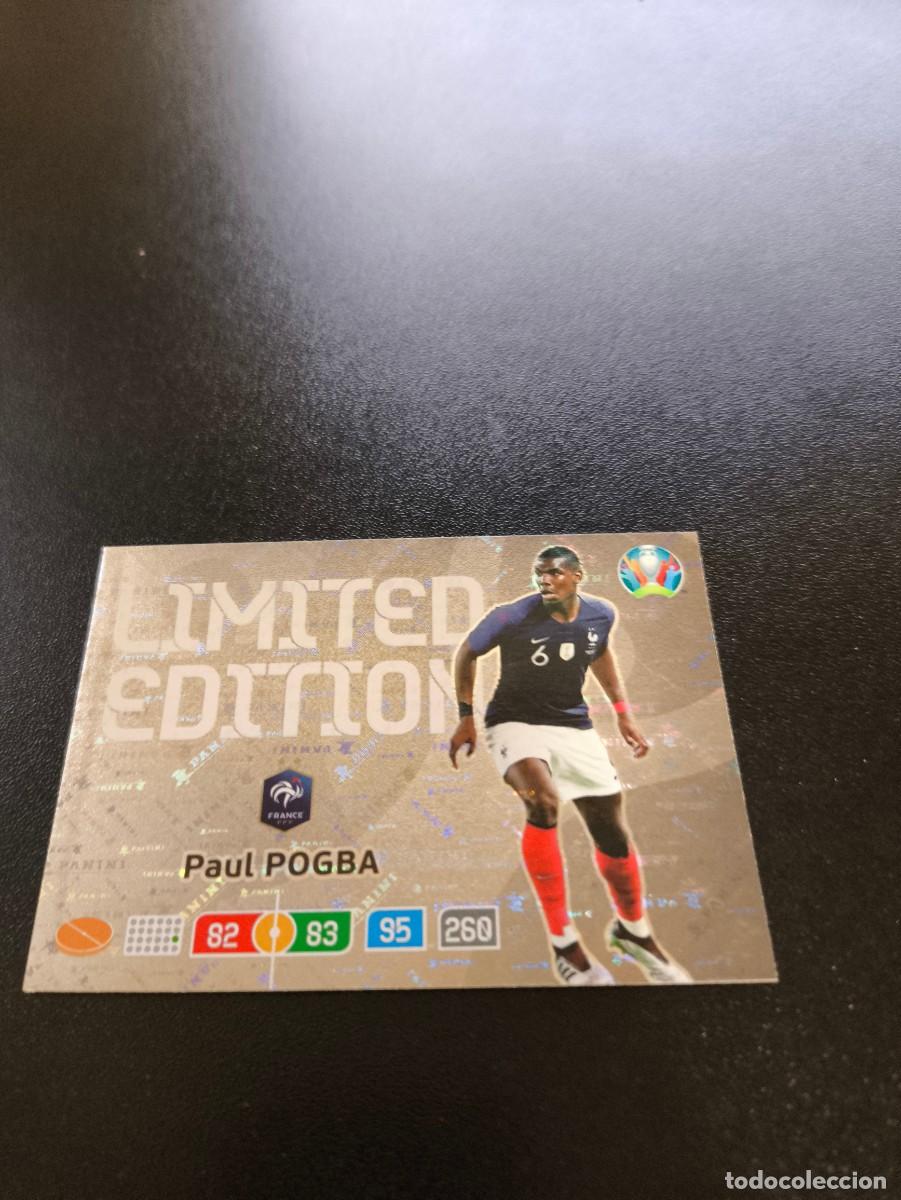 Cromos de F&uacute;tbol: Paul Pogba FRANCIA LIMITED EDITION LIMITADA PANINI ADRENALYN XL EURO 2020 NO LIGA ESTE