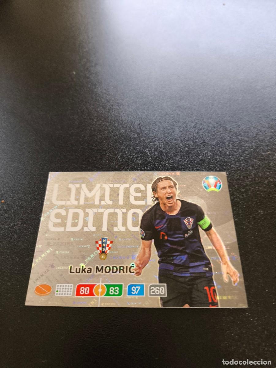 Football Stickers: LUKA MODRIC CROACIA REAL MADRID LIMITED EDITION LIMITADA PANINI ADRENALYN XL EURO 2020 N LIGA ESTE