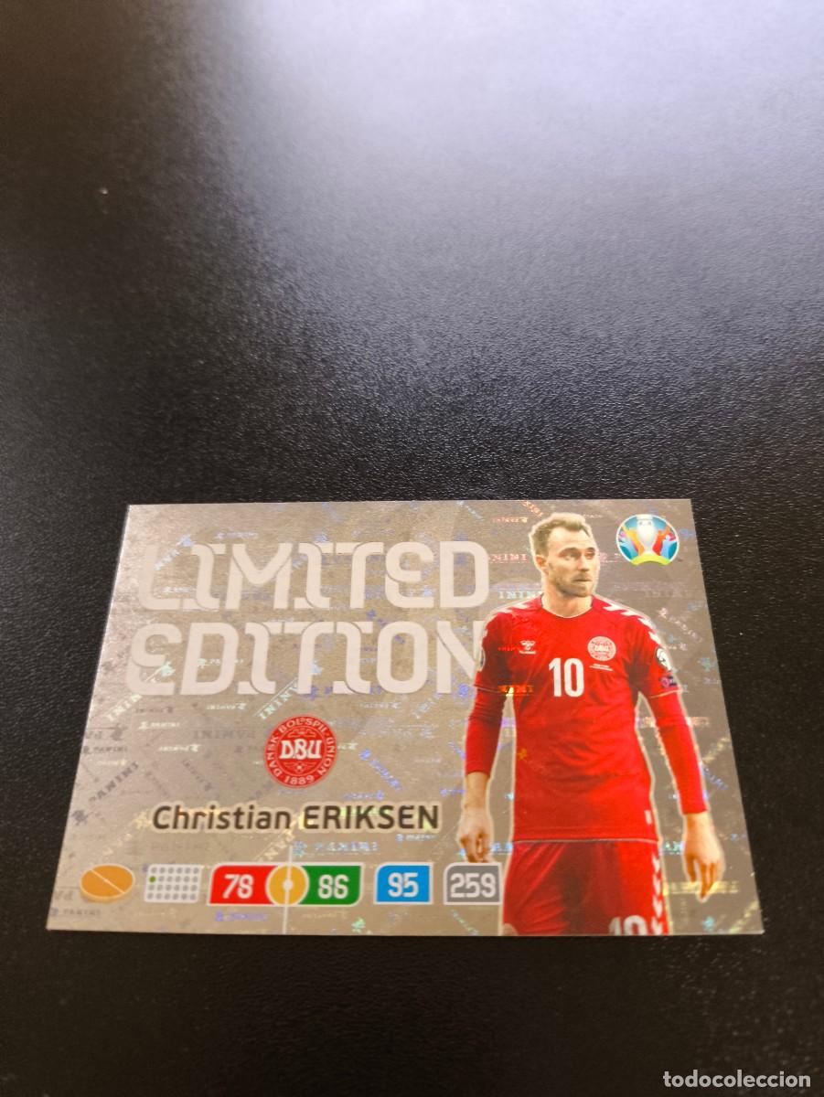 Football Stickers: Christian Eriksen DINAMARCA DENMARK LIMITED EDITION LIMITADA PANINI ADRENALYN XL EURO 2020 NO LIGA