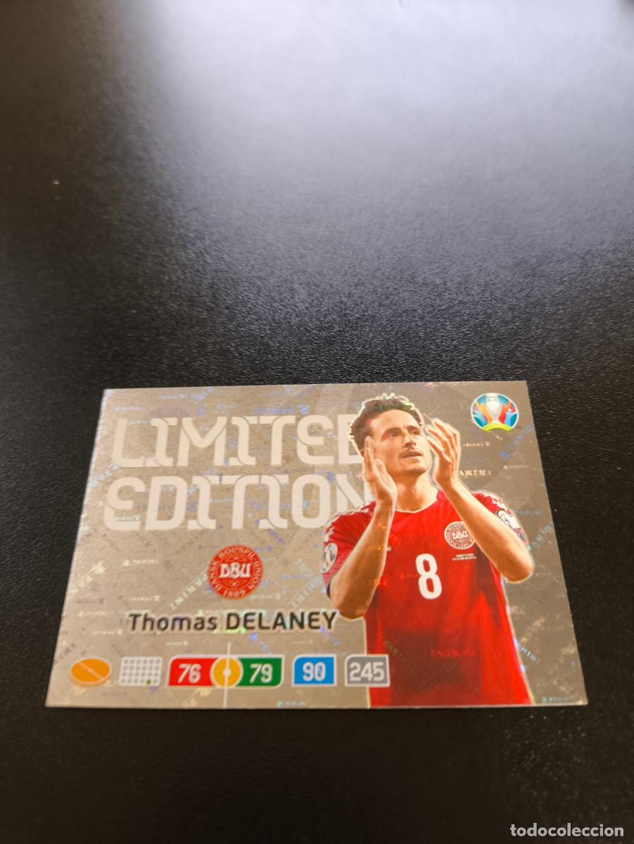 Football Stickers: Thomas Delaney DINAMARCA DENMARK LIMITED EDITION LIMITADA PANINI ADRENALYN XL EURO 2020 NO LIGA