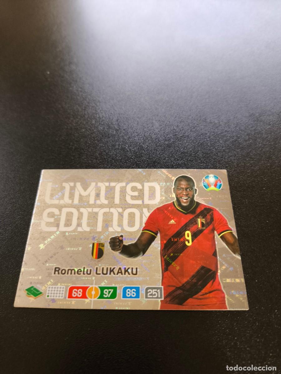 Football Stickers: Romelu Lukaku BELGICA BELGIUM LIMITED EDITION LIMITADA PANINI ADRENALYN XL EURO 2020 NO LIGA
