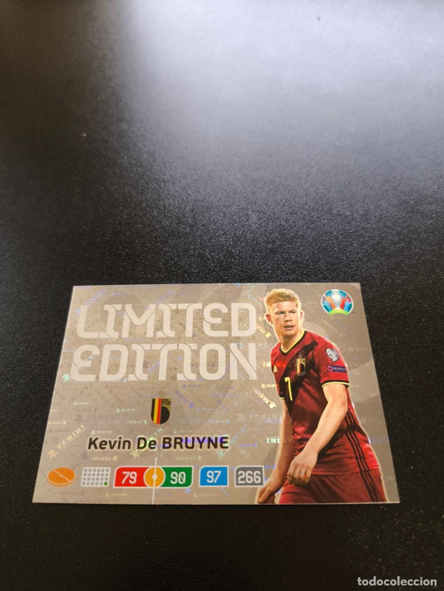 Football Stickers: Kevin De Bruyne BELGICA BELGIUM LIMITED EDITION LIMITADA PANINI ADRENALYN XL EURO 2020 NO LIGA