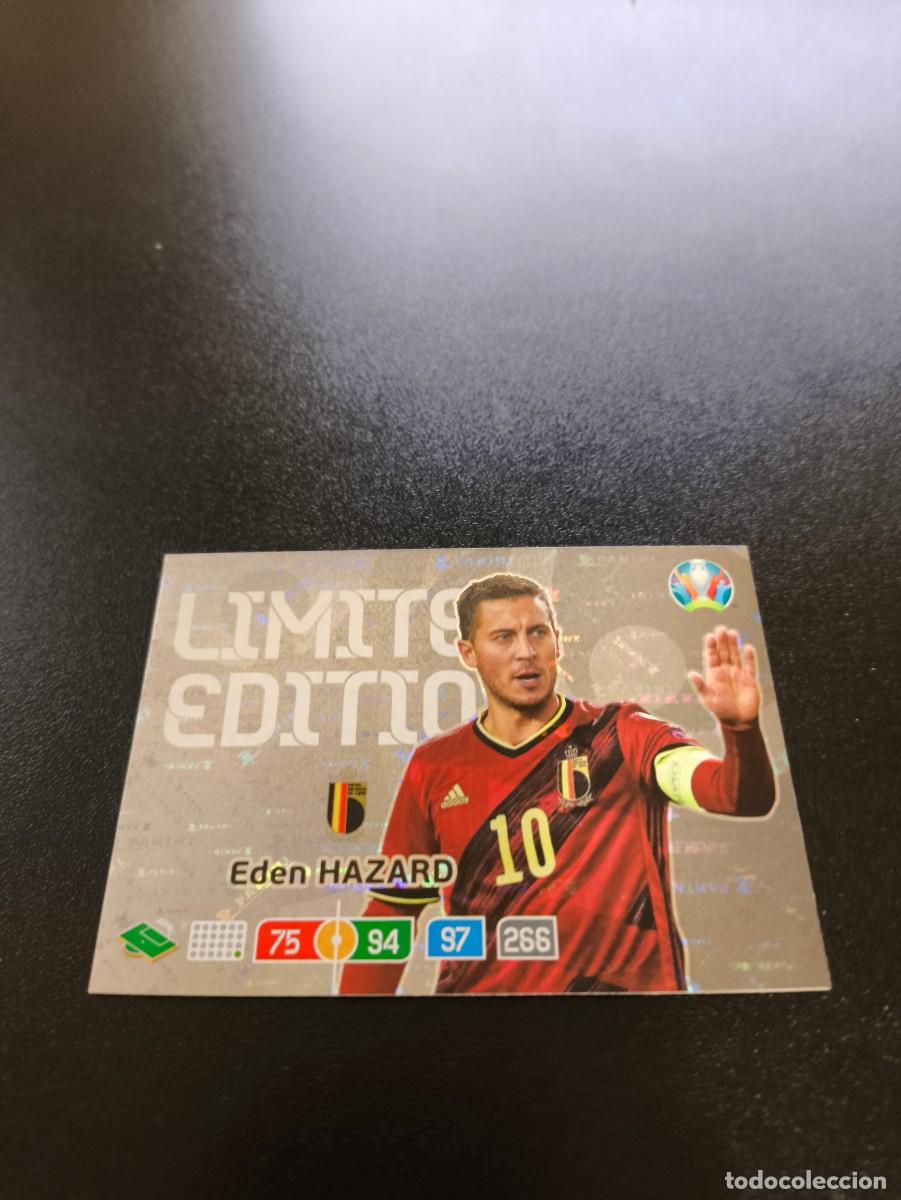 Football Stickers: Eden Hazard BELGICA BELGIUM LIMITED EDITION LIMITADA PANINI ADRENALYN XL EURO 2020 NO LIGA