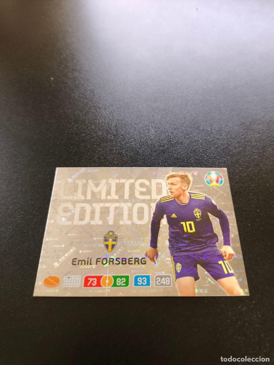 Football Stickers: Emil Forsberg SUECIA SWEDEN LIMITED EDITION LIMITADA PANINI ADRENALYN XL EURO 2020 NO LIGA
