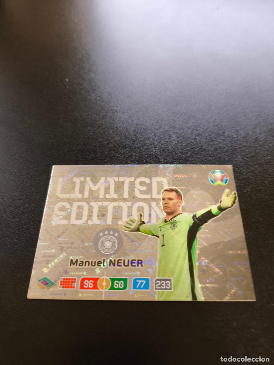 Cromos de F&uacute;tbol: Manuel Neuer ALEMANIA GERMANY LIMITED EDITION LIMITADA PANINI ADRENALYN XL EURO 2020 NO LIGA