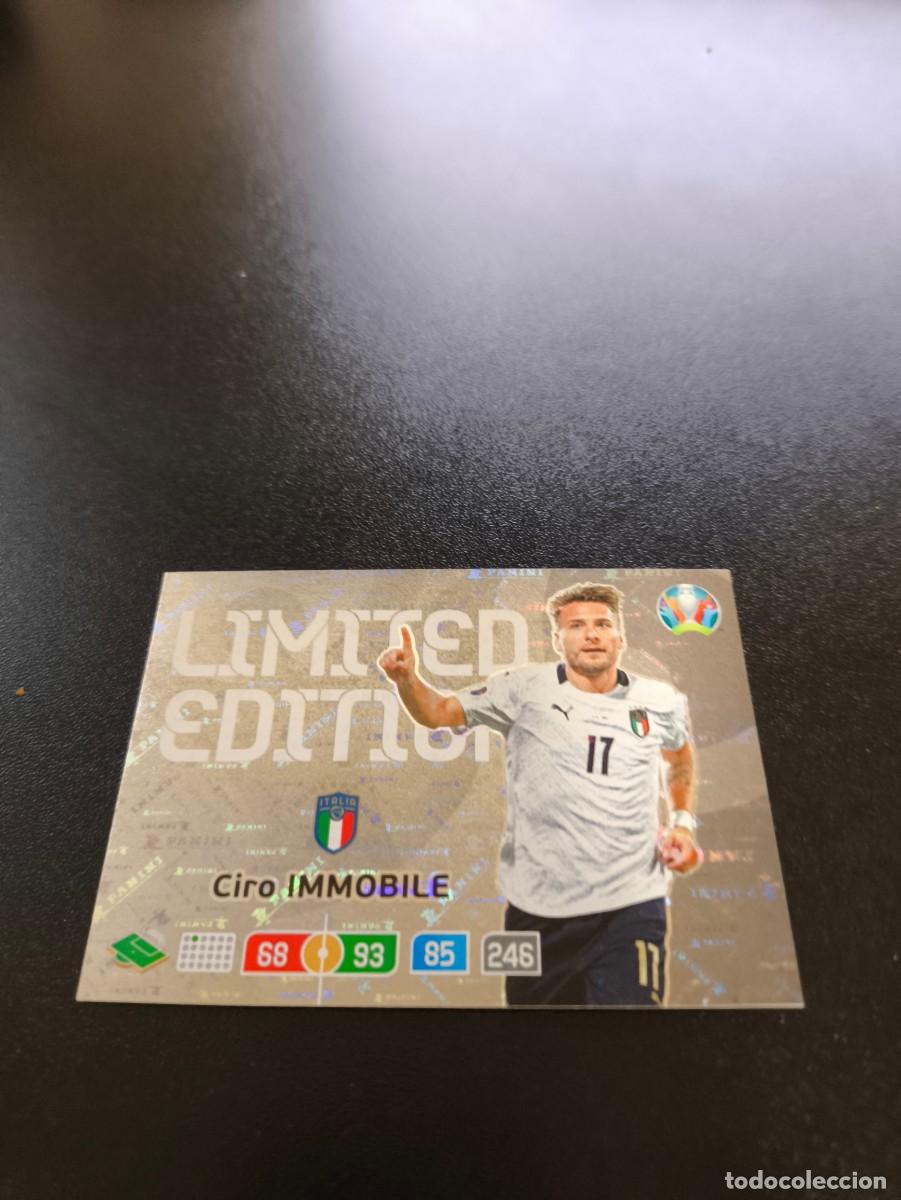 Cromos de F&uacute;tbol: Ciro Immobile ITALIA ITALY LIMITED EDITION LIMITADA PANINI ADRENALYN XL EURO 2020 NO LIGA