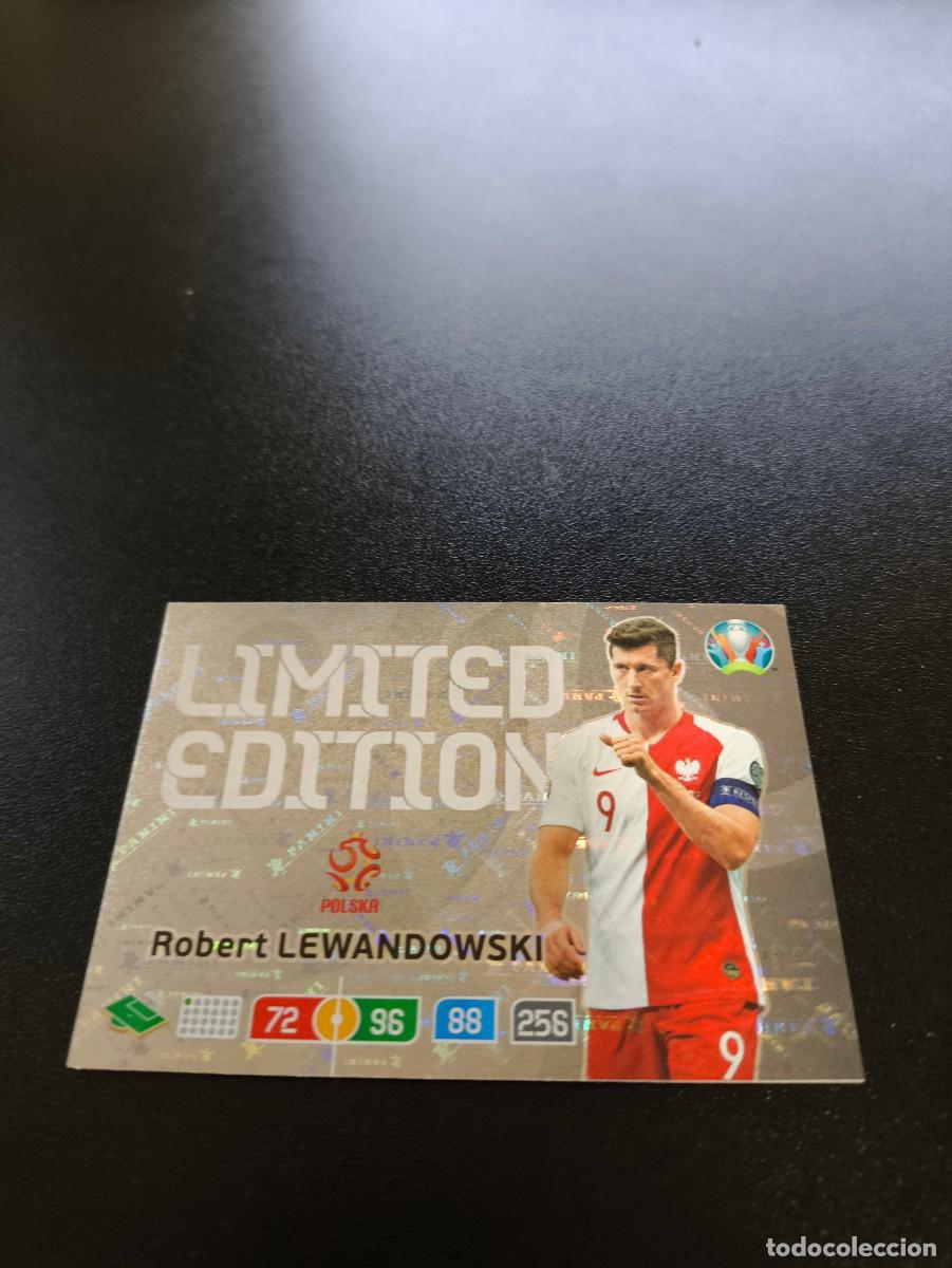 Cromos de F&uacute;tbol: Robert Lewandowski POLAND BARCELONA LIMITED EDITION LIMITADA PANINI ADRENALYN XL EURO 2020 N LIGA