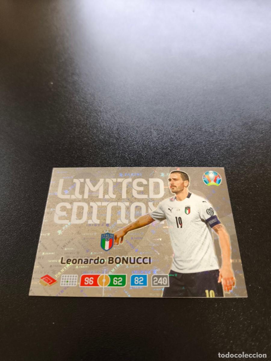 Cromos de F&uacute;tbol: Leonardo Bonucci ITALIA ITALY LIMITED EDITION LIMITADA PANINI ADRENALYN XL EURO 2020 N LIGA