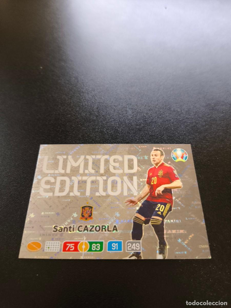 Cromos de F&uacute;tbol: Santi Cazorla OVIEDO ESPA&Ntilde;A SPAIN LIMITED EDITION LIMITADA PANINI ADRENALYN XL EURO 2020 N LIGA