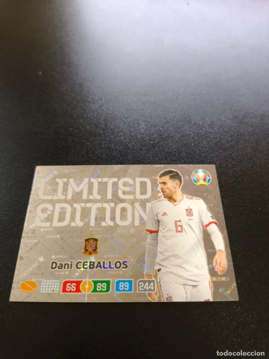 Cromos de F&uacute;tbol: DANI CEBALLOS REAL MADRID ESPA&Ntilde;A SPAIN LIMITED EDITION LIMITADA PANINI ADRENALYN XL EURO 2020 N LIGA