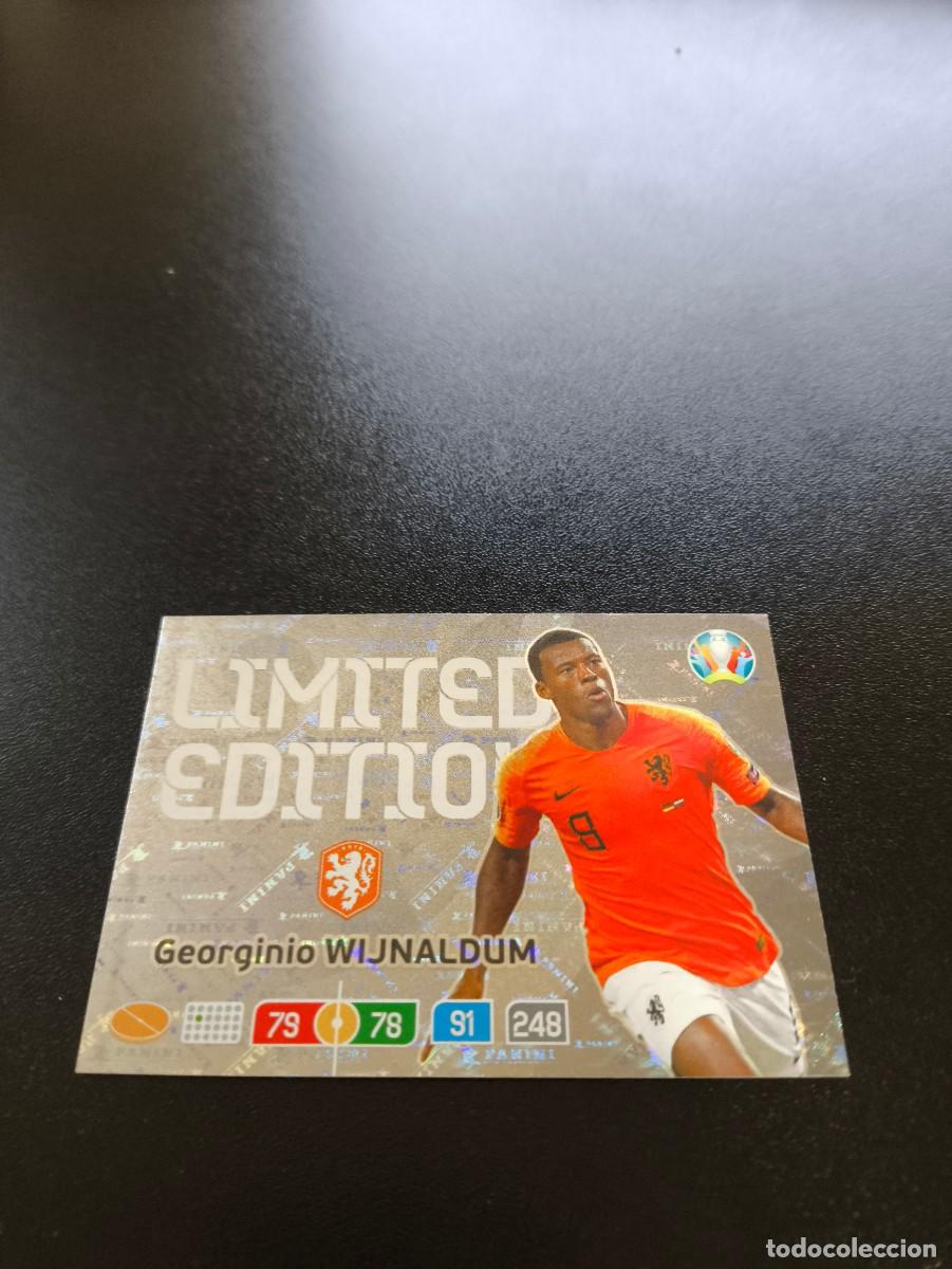 Cromos de F&uacute;tbol: Georginio Wijnaldum NETHERLANDS HOLAND LIMITED EDITION LIMITADA PANINI ADRENALYN XL EURO 2020 N LIGA