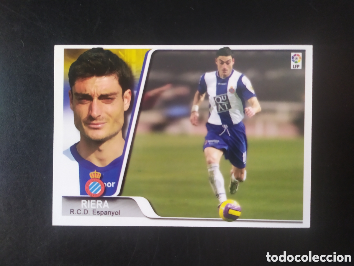 Cromos de F&uacute;tbol: Mundicromo ediciones estadio 2007 2008 07 08 Riera n&deg; 192 Espanyol