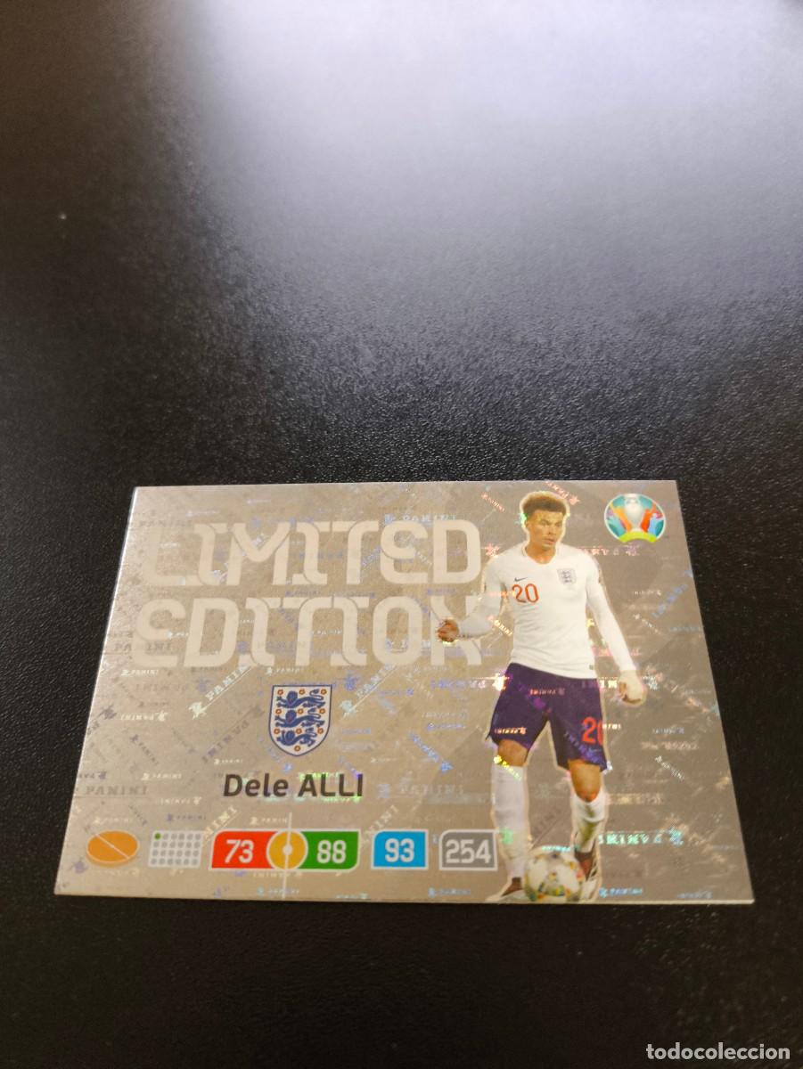Cromos de F&uacute;tbol: Dele Alli ENGLAND INGLATERRA LIMITED EDITION LIMITADA PANINI ADRENALYN XL EURO 2020 N LIGA