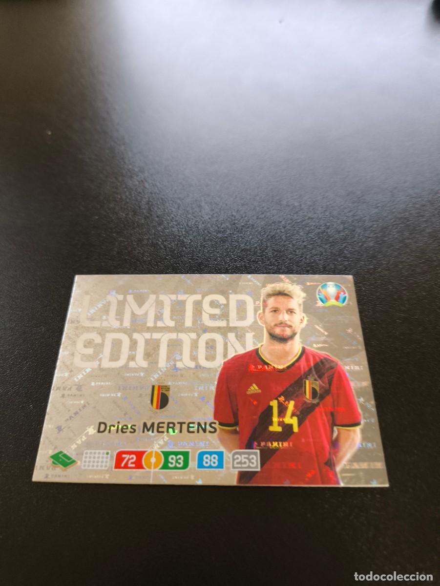 Cromos de F&uacute;tbol: Dries Mertens BELGICA BELGIUM LIMITED EDITION LIMITADA PANINI ADRENALYN XL EURO 2020 N LIGA