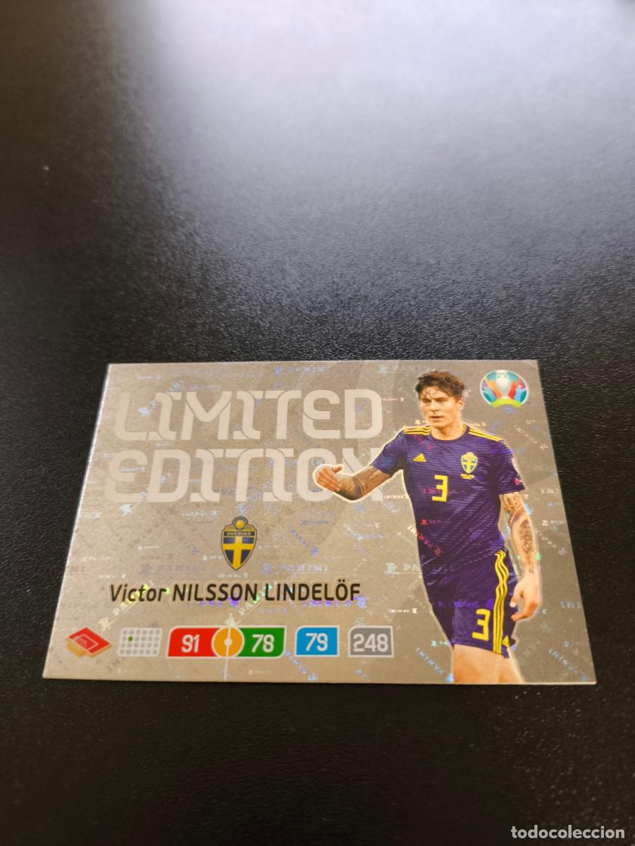 Cromos de F&uacute;tbol: Victor Nilsson Lindel&ouml;f SUECIA SWEDEN LIMITED EDITION LIMITADA PANINI ADRENALYN XL EURO 2020 N LIGA