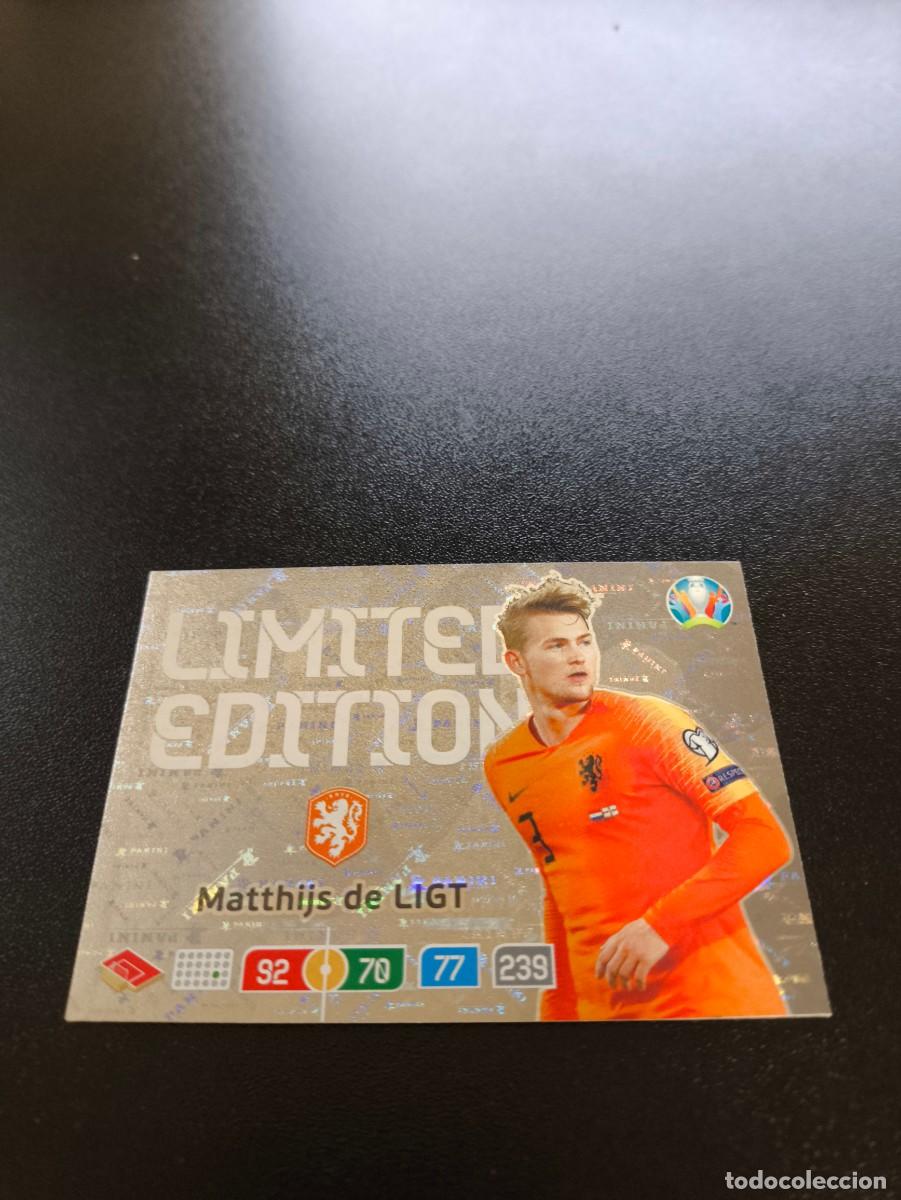 Cromos de F&uacute;tbol: Matthijs de Ligt NETHERLANDS HOLANDA LIMITED EDITION LIMITADA PANINI ADRENALYN XL EURO 2020 N LIGA