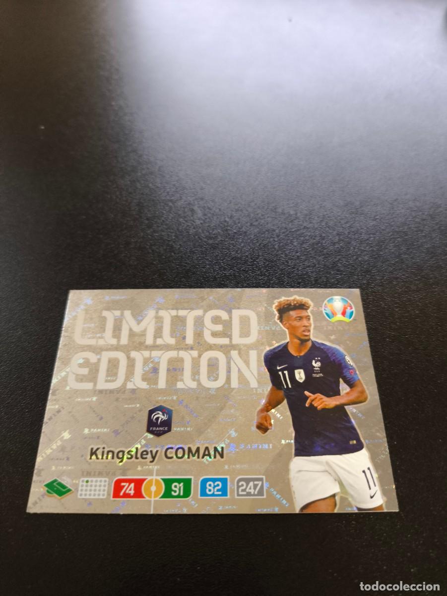 Cromos de F&uacute;tbol: Kingsley Coman FRANCIA FRANCE LIMITED EDITION LIMITADA PANINI ADRENALYN XL EURO 2020 N LIGA
