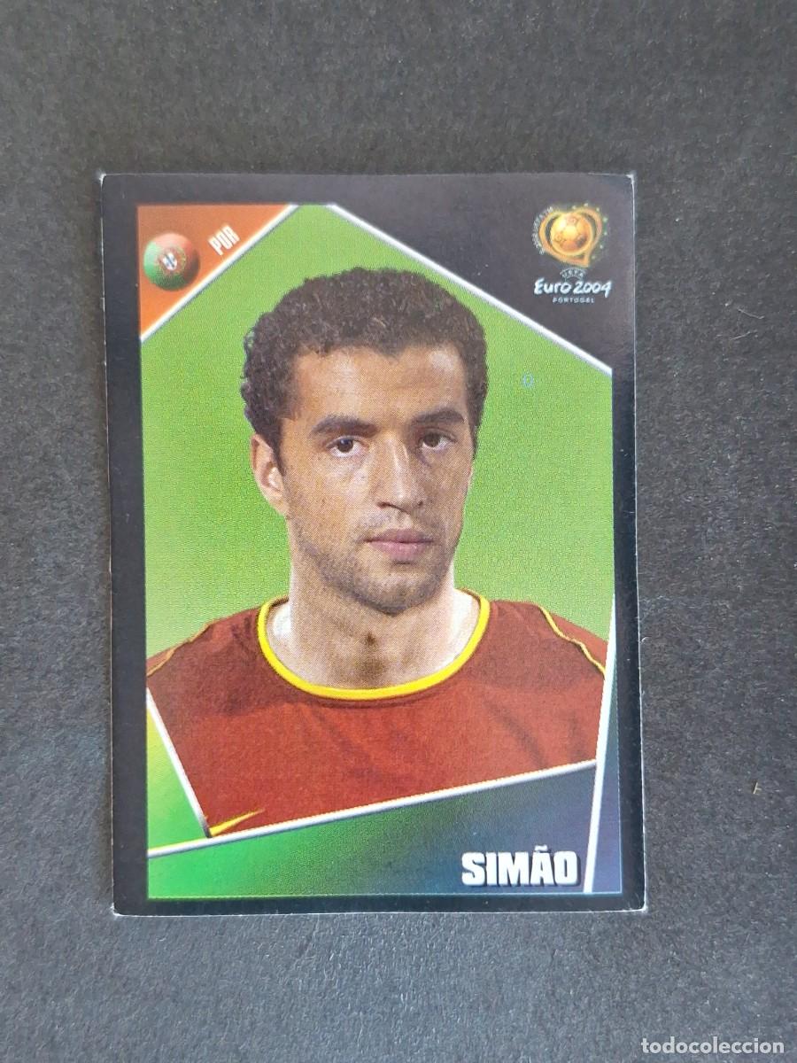 Cromos de F&uacute;tbol: L2 SIMAO SELECCION PORTUGAL 22 EUROCOPA PORTUGAL 2004 PANINI NUNCA PEGADO SIN PEGAR