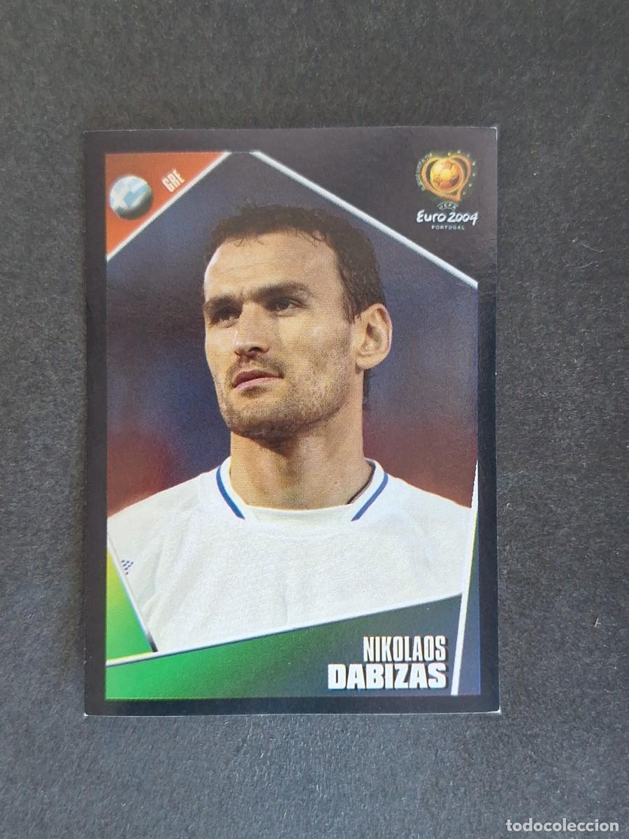 Cromos de F&uacute;tbol: L2 DABIZAS SELECCION GRECIA 32 EUROCOPA PORTUGAL 2004 PANINI NUNCA PEGADO SIN PEGAR
