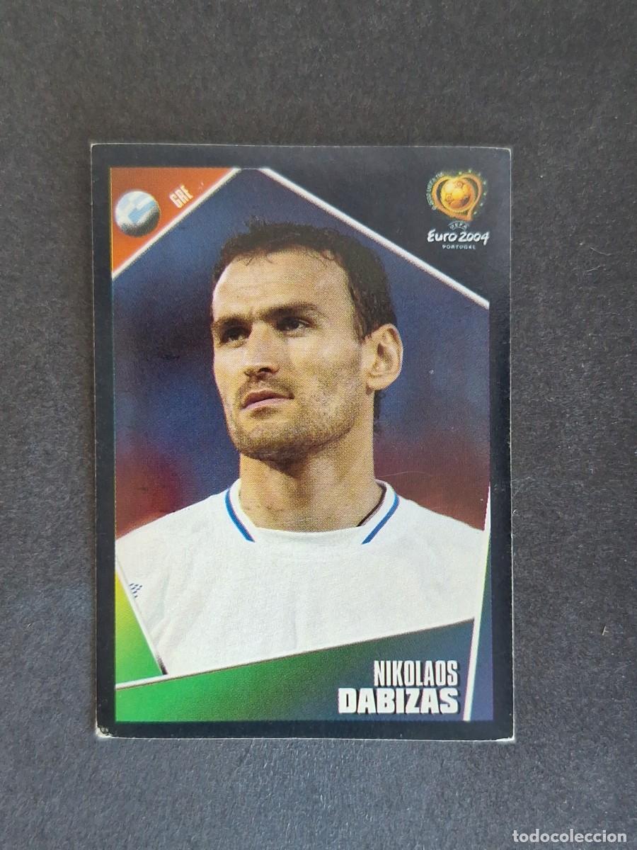 Cromos de F&uacute;tbol: L2 DABIZAS SELECCION GRECIA 32 EUROCOPA PORTUGAL 2004 PANINI NUNCA PEGADO SIN PEGAR