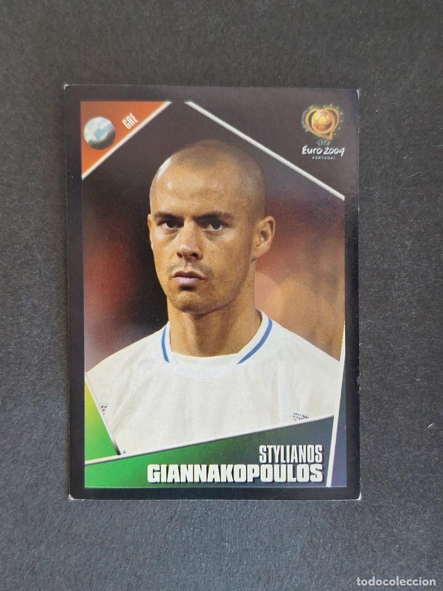 Cromos de F&uacute;tbol: L2 GIANNAKOPOULOS SELECCION GRECIA 40 EUROCOPA PORTUGAL 2004 PANINI NUNCA PEGADO SIN PEGAR