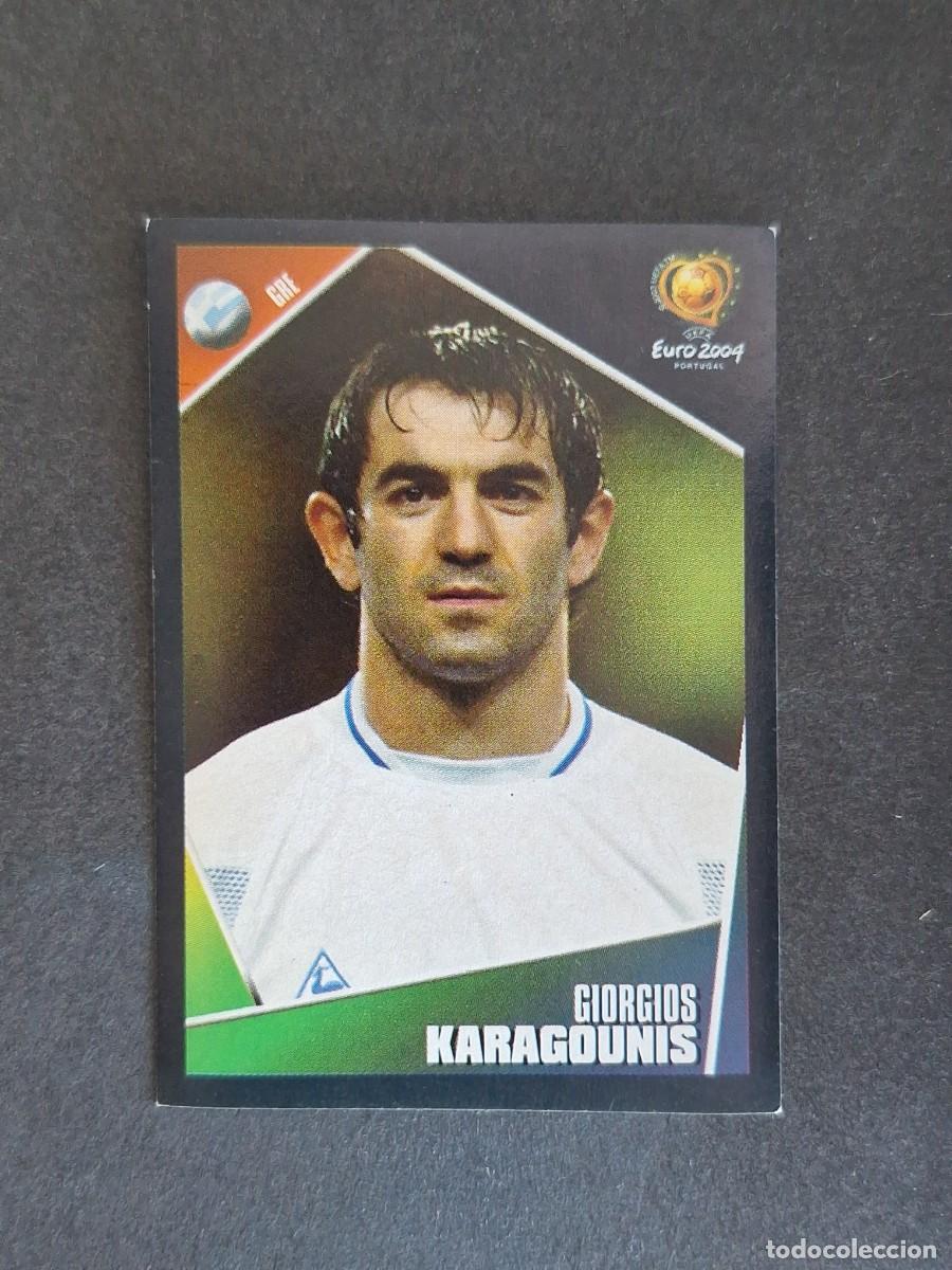 Cromos de F&uacute;tbol: L2 KARAGOUNIS SELECCION GRECIA 45 EUROCOPA PORTUGAL 2004 PANINI NUNCA PEGADO SIN PEGAR