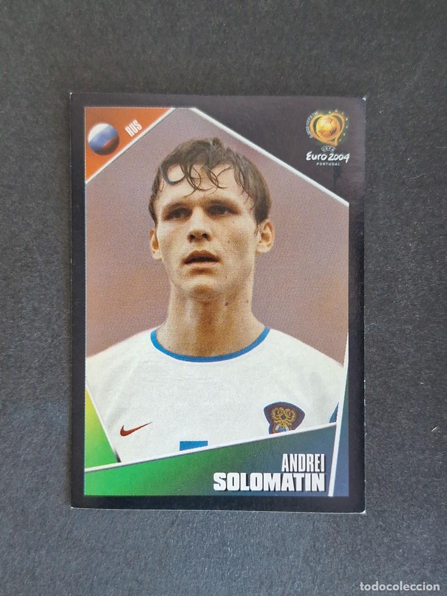 Cromos de F&uacute;tbol: L2 SOLOMATIN SELECCION RUSIA 53 EUROCOPA PORTUGAL 2004 PANINI NUNCA PEGADO SIN PEGAR