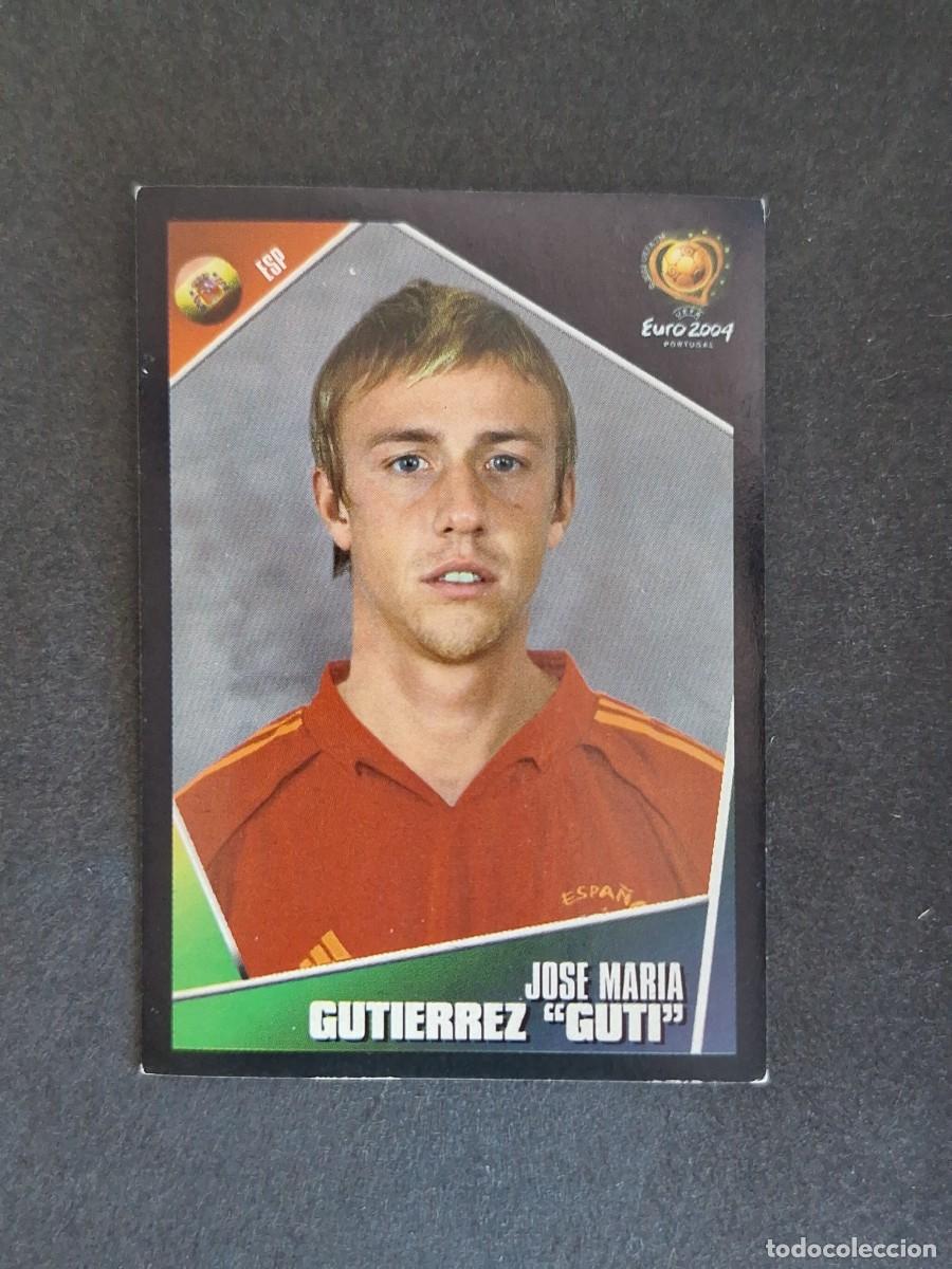 Cromos de F&uacute;tbol: L2 GUTI SELECCION ESPA&Ntilde;A 83 EUROCOPA PORTUGAL 2004 PANINI NUNCA PEGADO SIN PEGAR